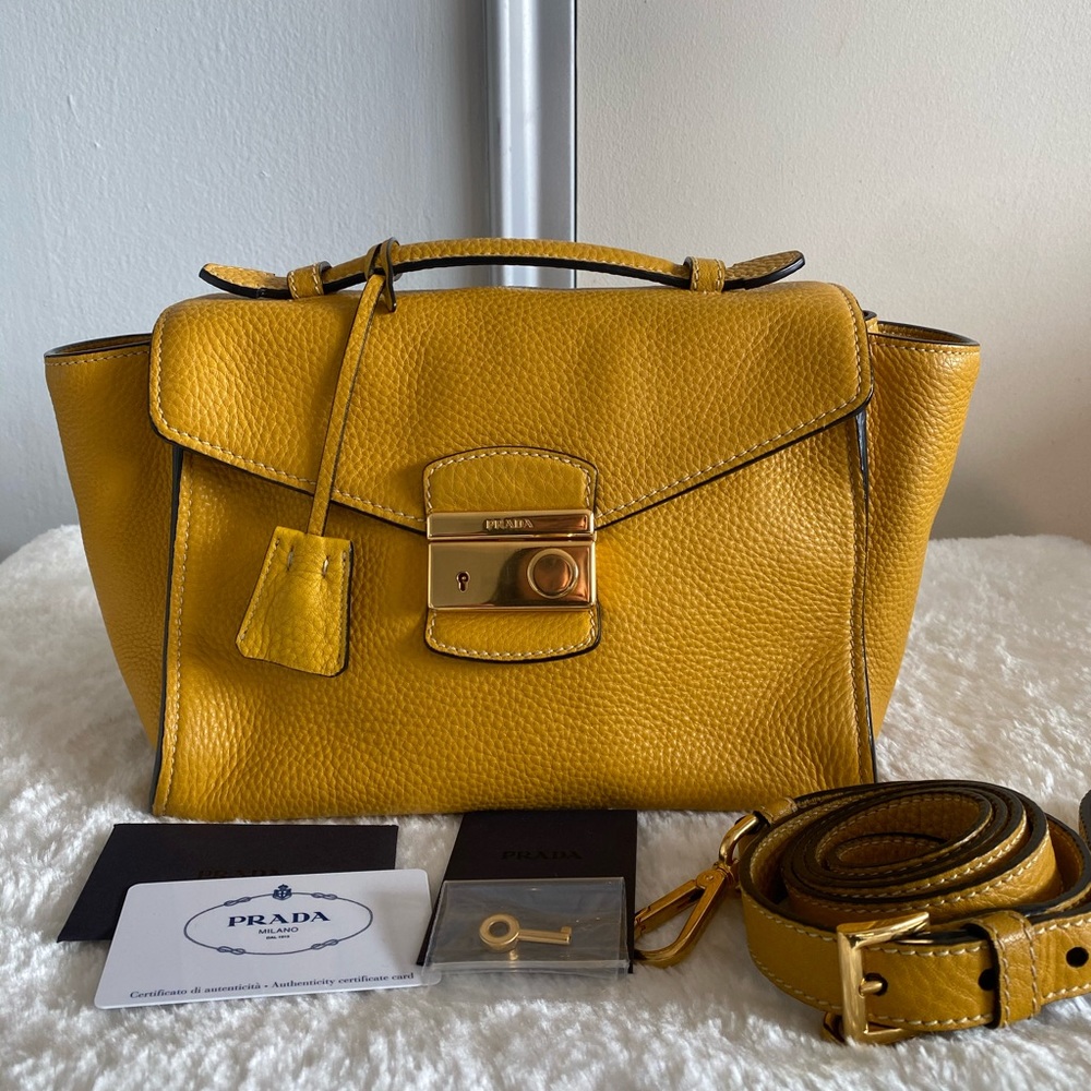 Almost New Authentic Prada Daino Small Handbag